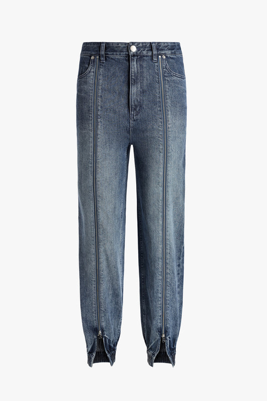 Pantalon de jogging zippé « Classic Blue » de Tibi - Anita Hass