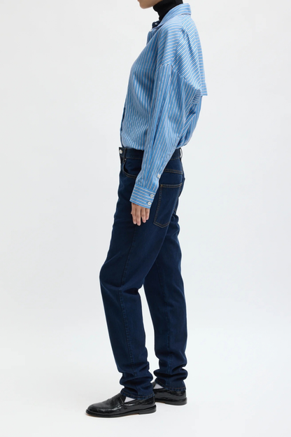Jeans Japanese Woven in Indigo Tibi