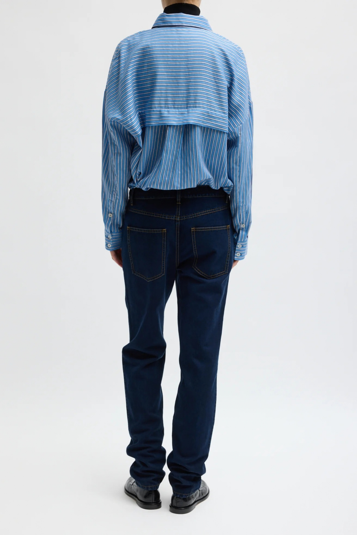 Jeans Japanese Woven in Indigo Tibi
