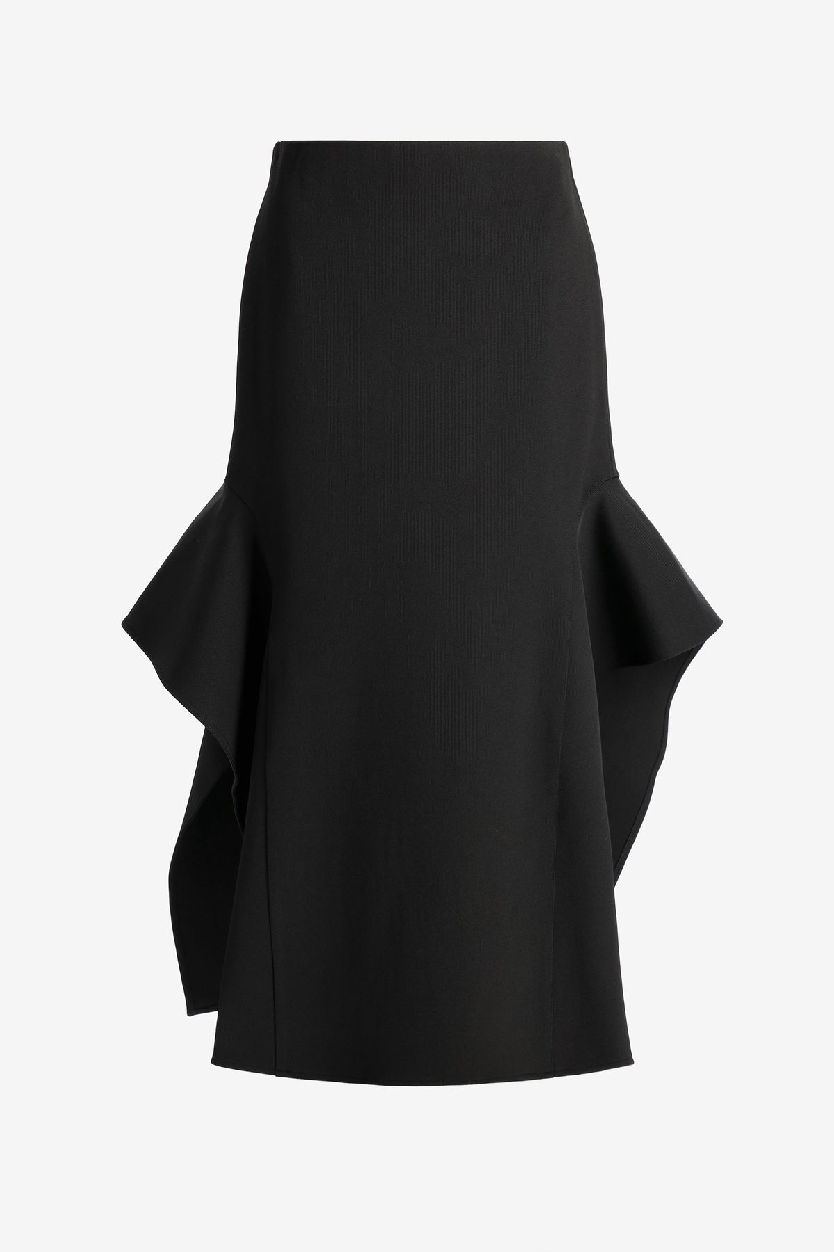 Rock Side Drape in Schwarz Tibi