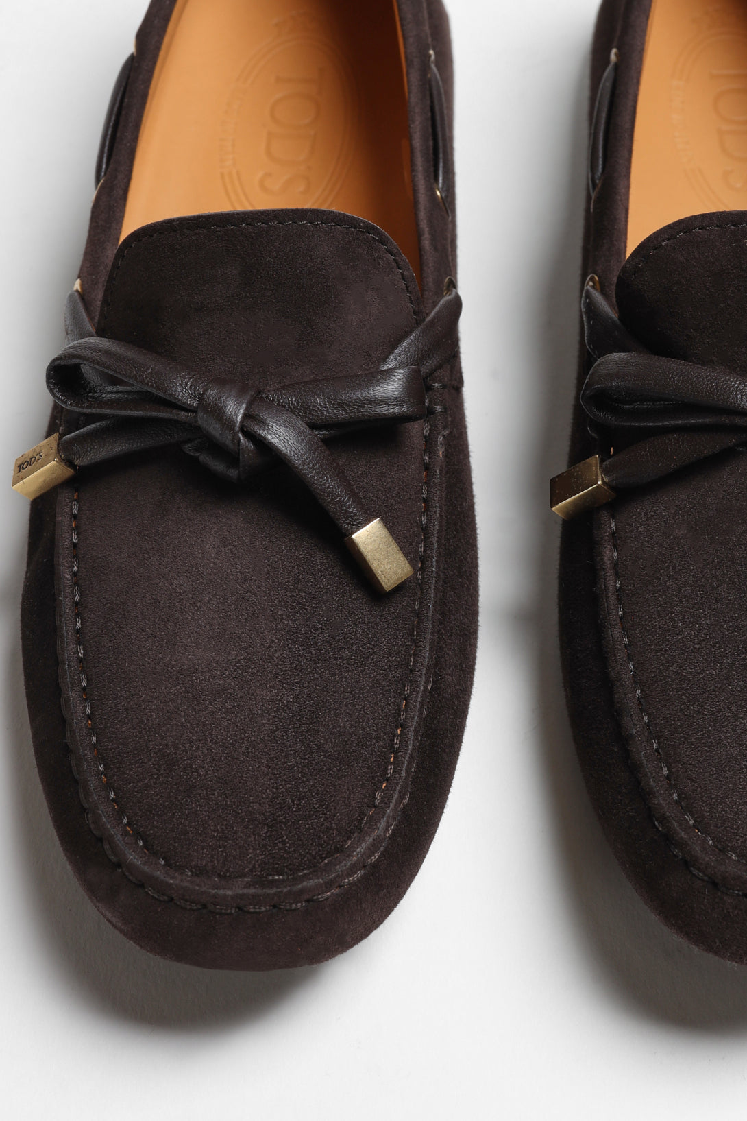 Brown Boat Gommino Moccasins by Tod's - Anita Hass