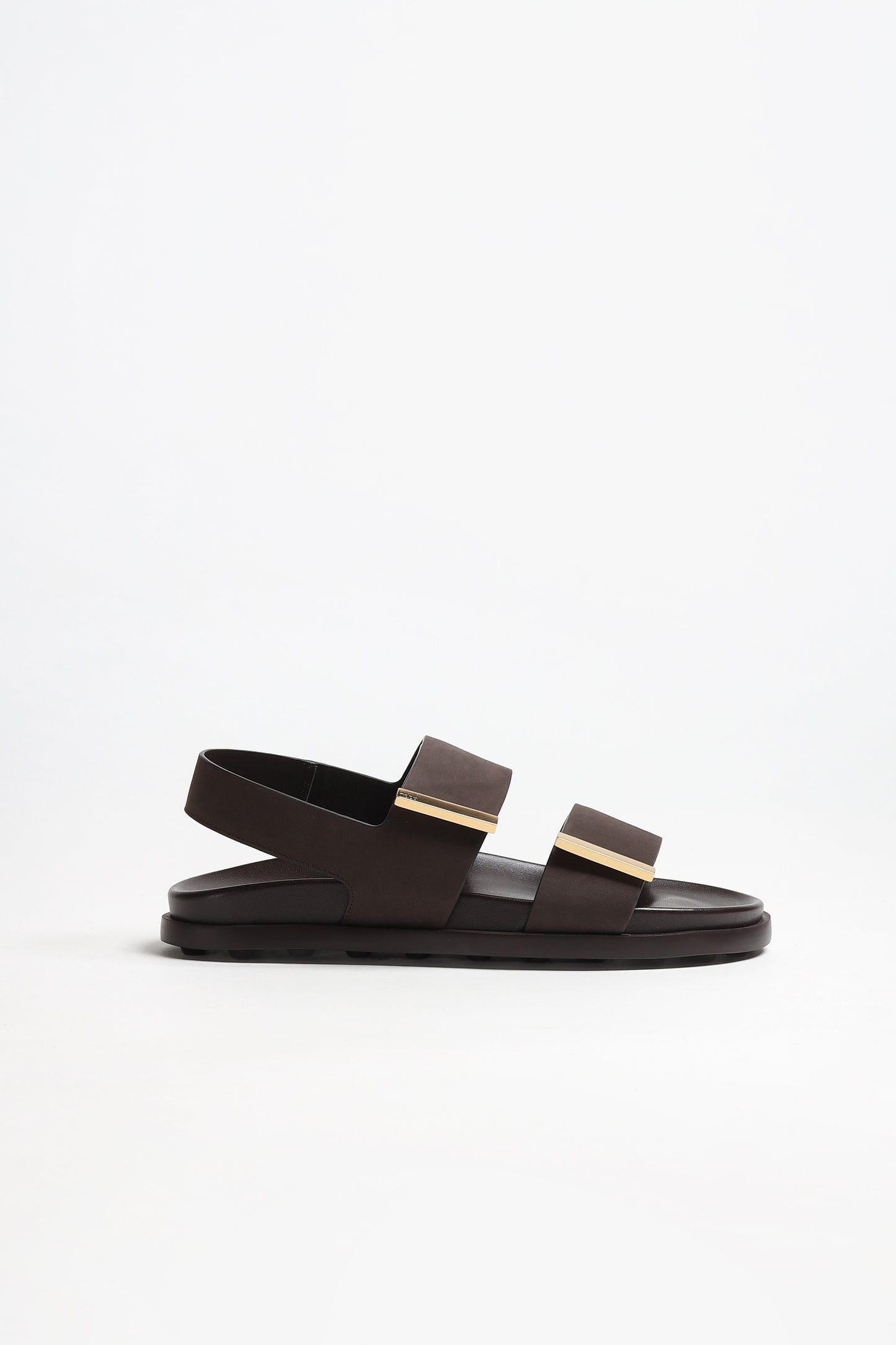 Sandalias con velcro de nubuck color taupe de Tod's - Anita Hass