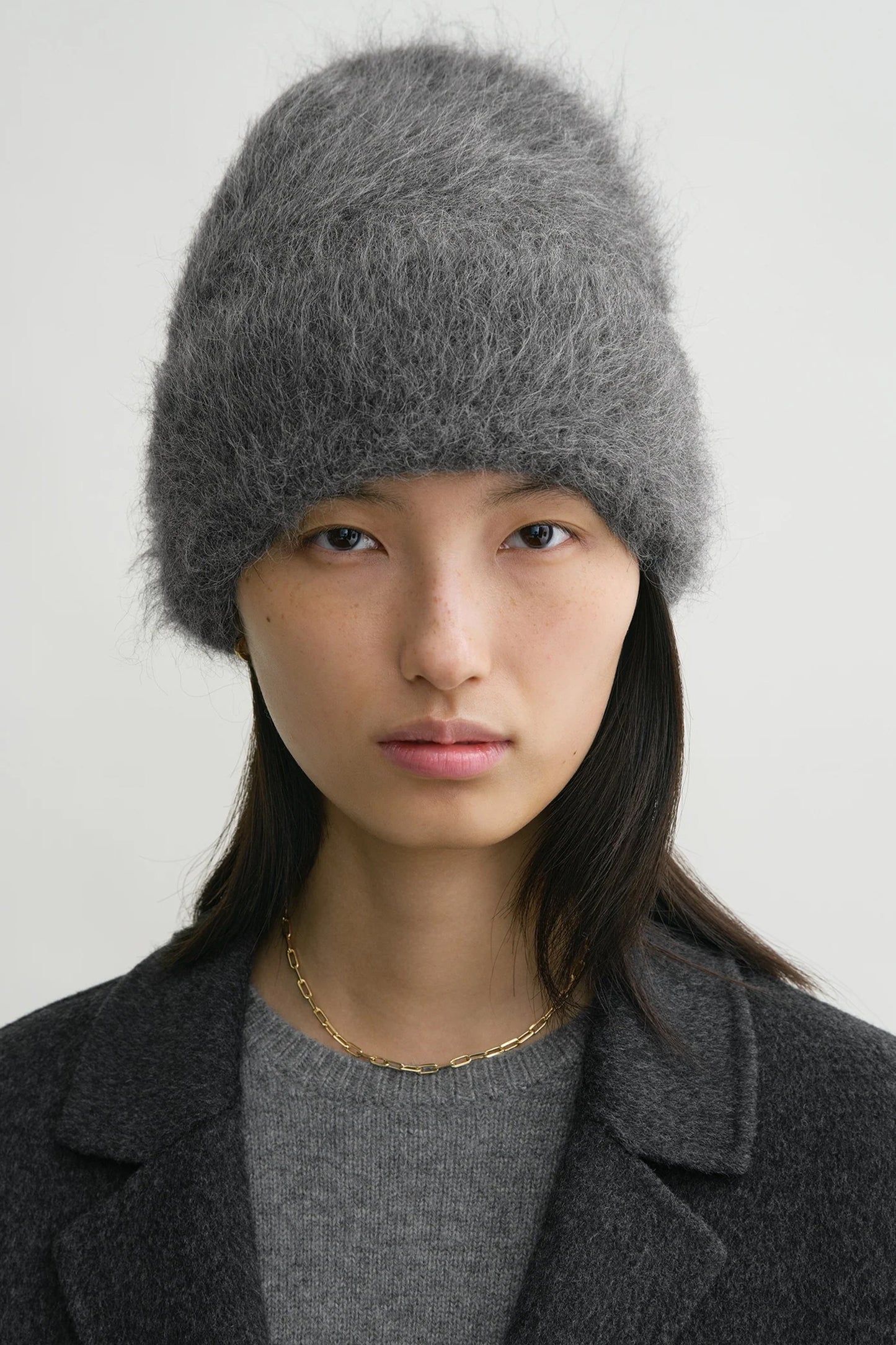Beanie in Grey Melange