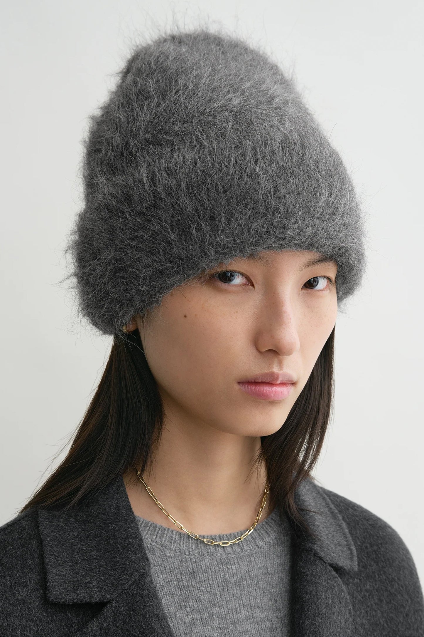 Beanie in Grey Melange