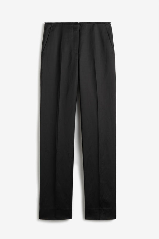Pantalon Easy Raw Edge en noir Toteme - Anita Hass