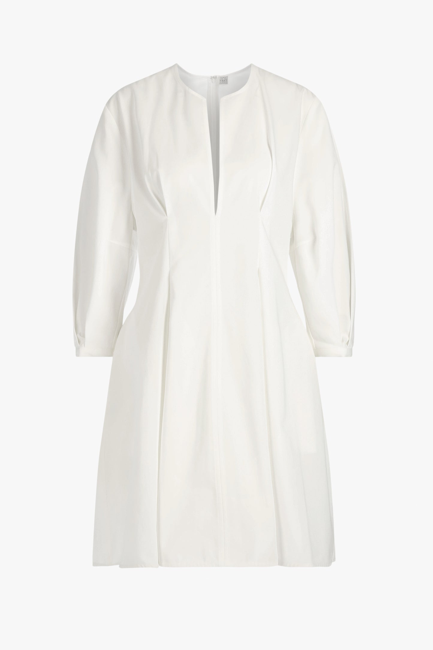 Vestido «Balloon Sleeve» en blanco de Toteme - Anita Hass