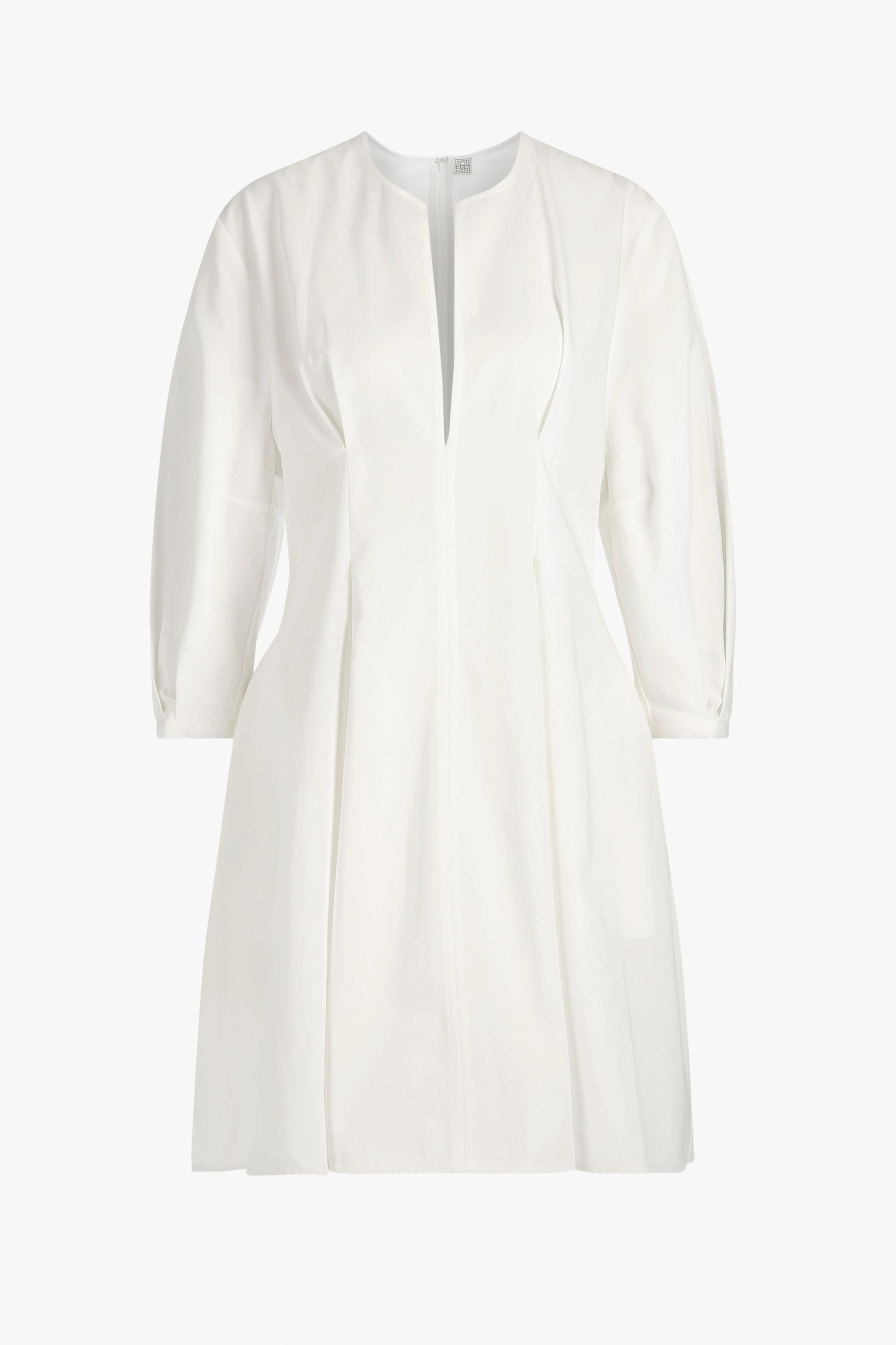 Vestido «Balloon Sleeve» en blanco de Toteme - Anita Hass