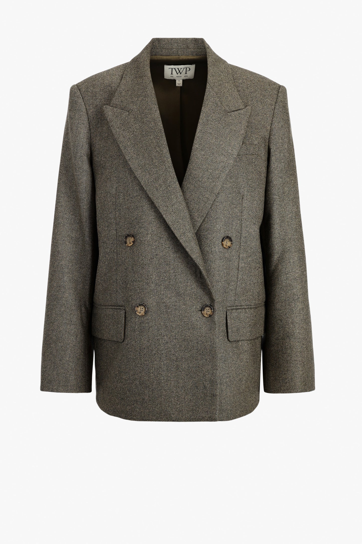 Blazer Harper in Herringbone Tea TWP Clothing