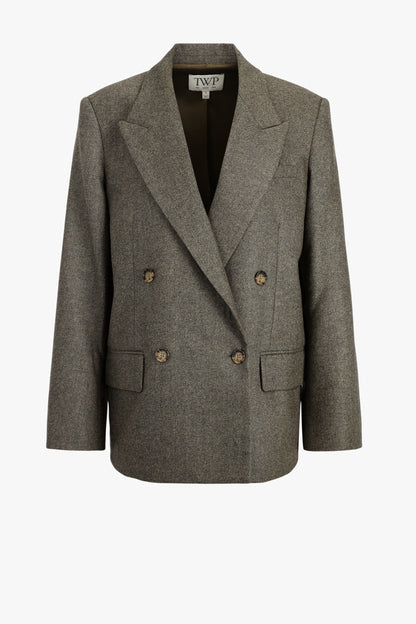 Blazer Harper in Herringbone Tea TWP Clothing