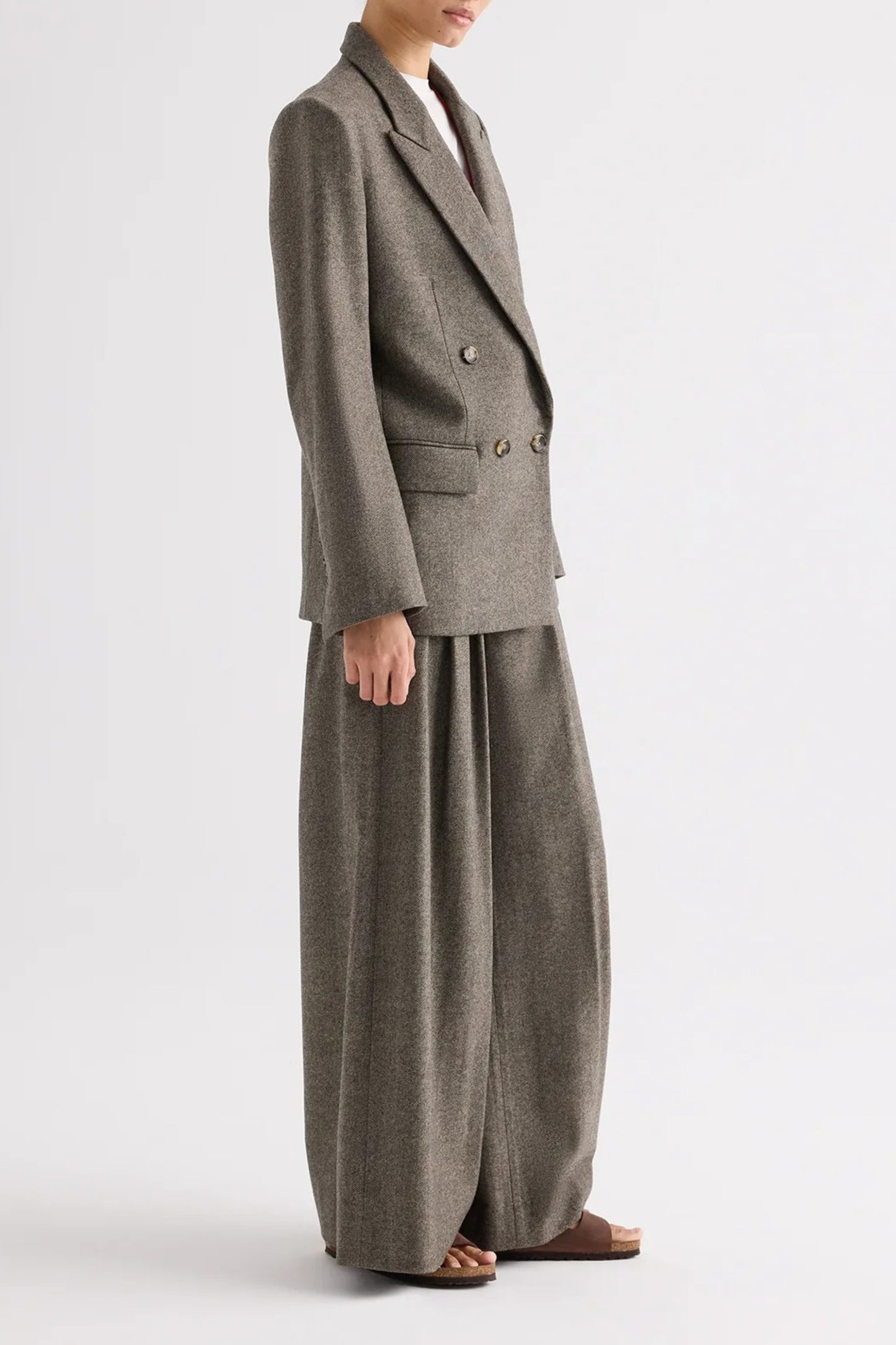 Blazer Harper in Herringbone Tea TWP Clothing