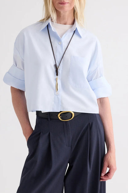 Bluse Next Ex in Baby Blue TWP Clothing