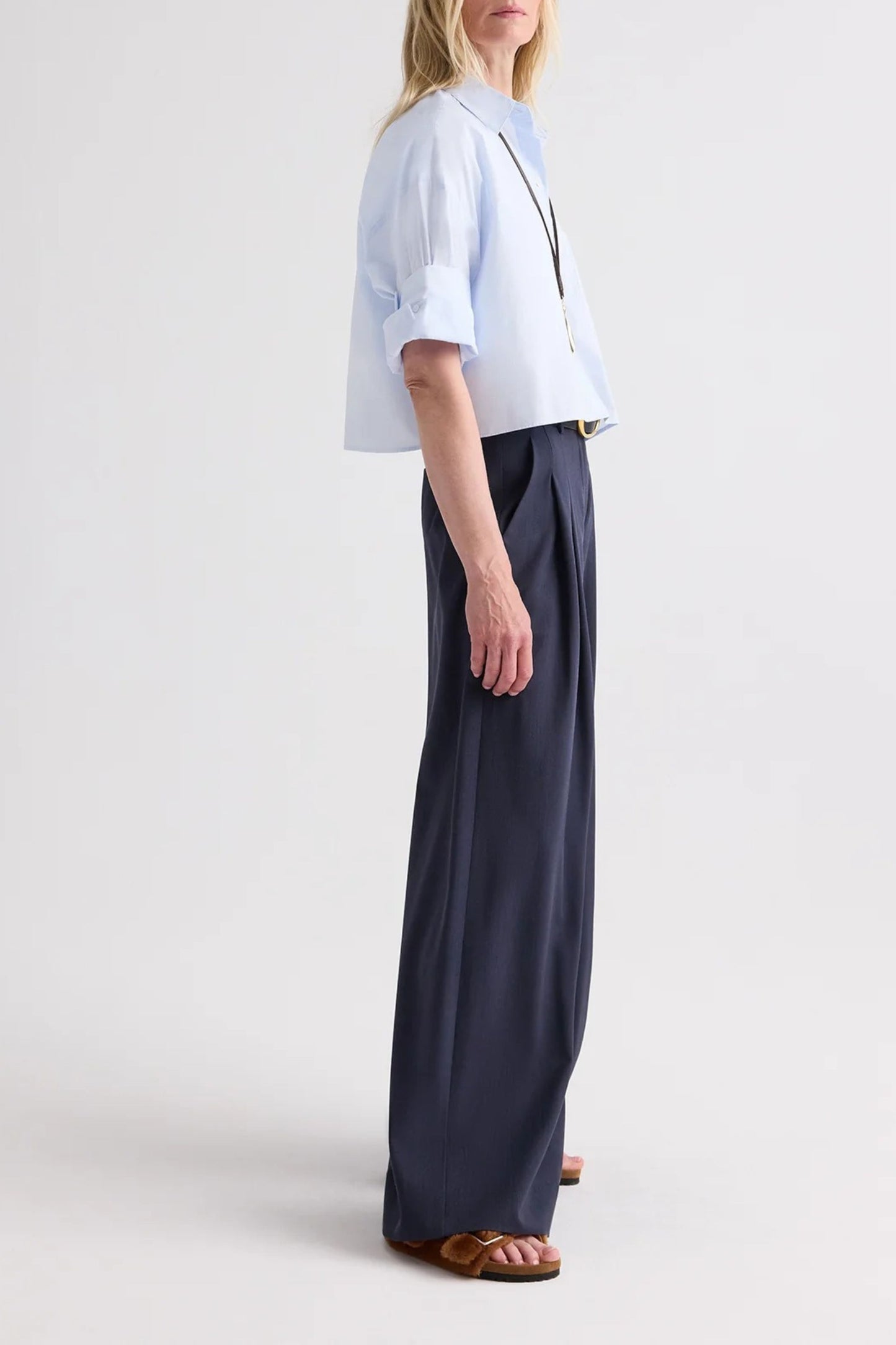 Bluse Next Ex in Baby Blue TWP Clothing
