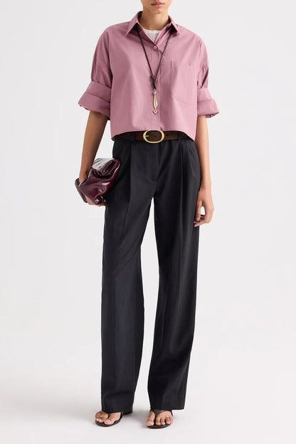 Bluse Next Ex in Plum TWP Clothing