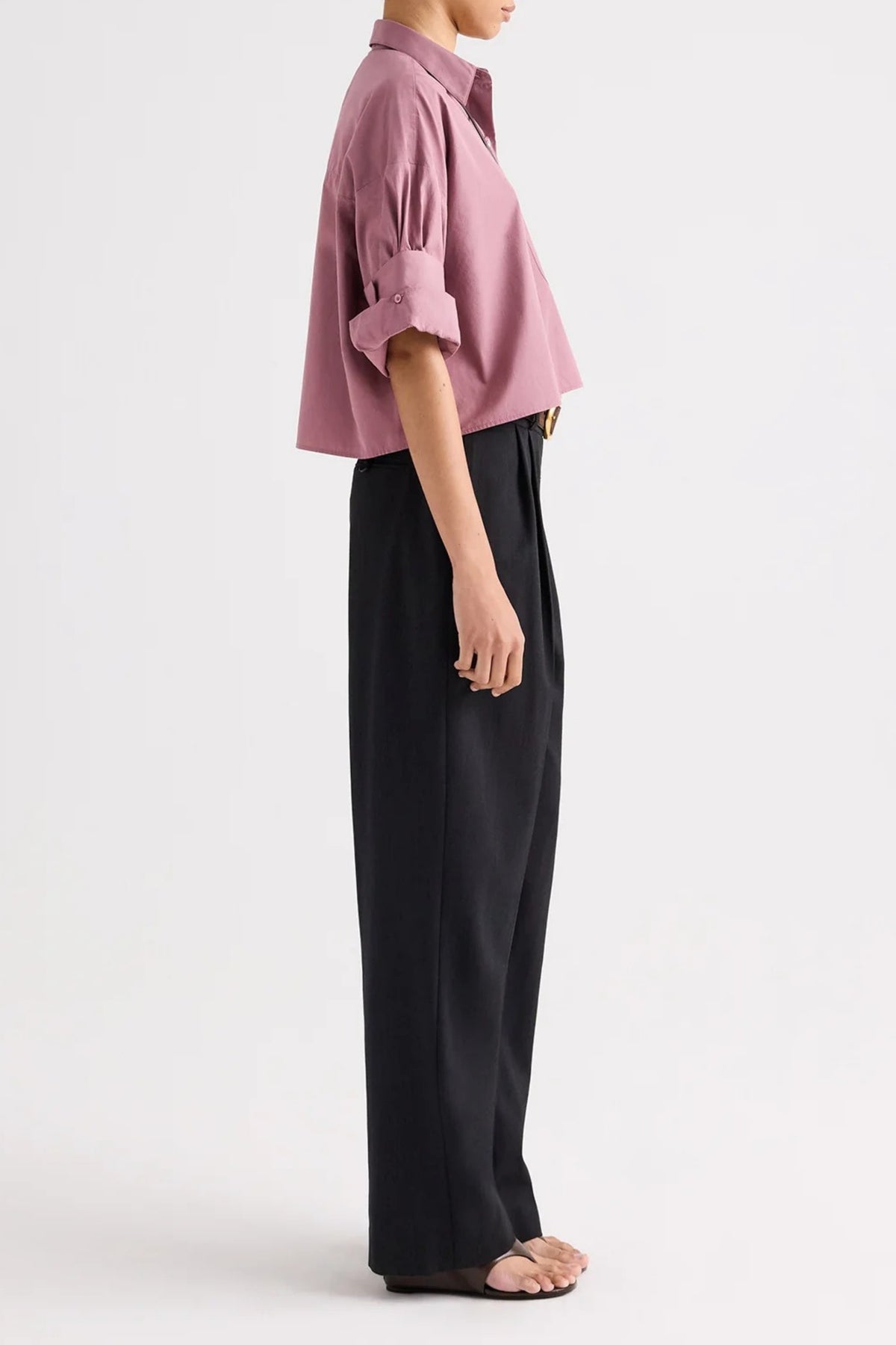 Bluse Next Ex in Plum TWP Clothing