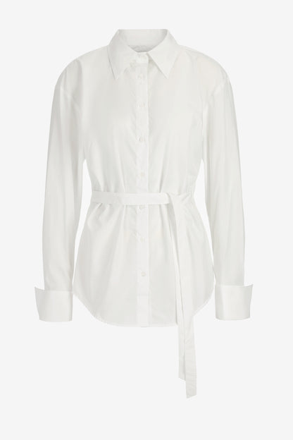Bluse The Night We Met in White TWP Clothing
