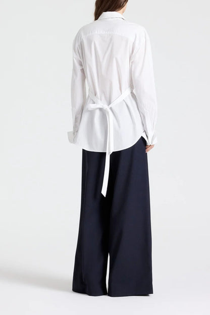Bluse The Night We Met in White TWP Clothing