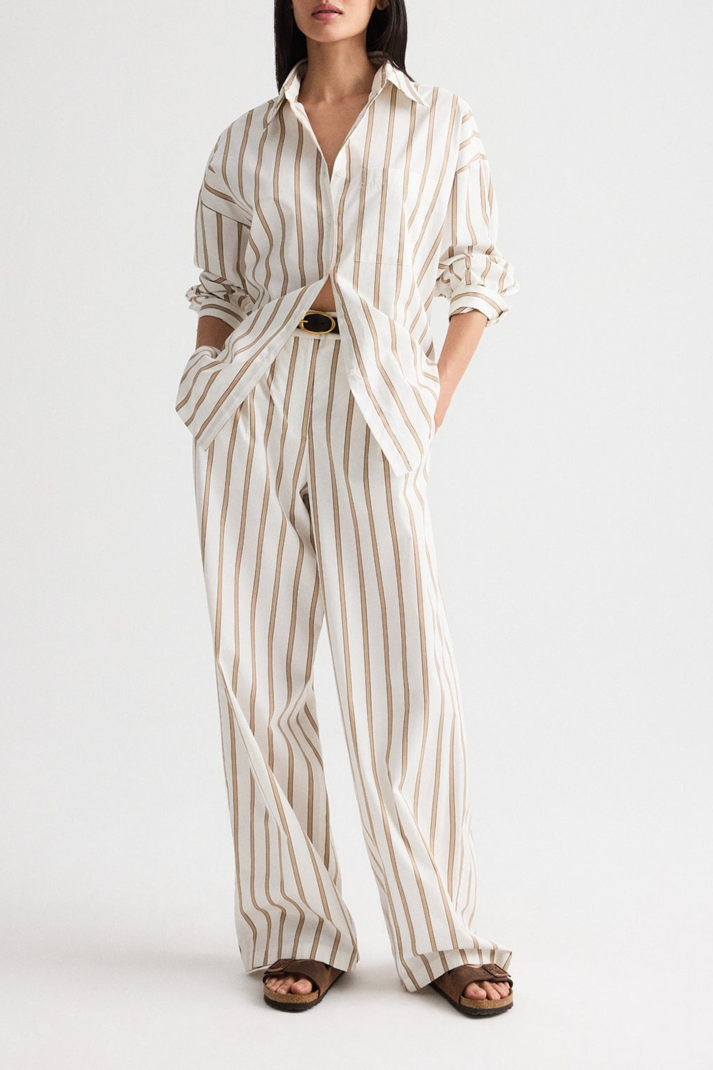 Hose Hudson in White/Khaki TWP Clothing - Anita Hass