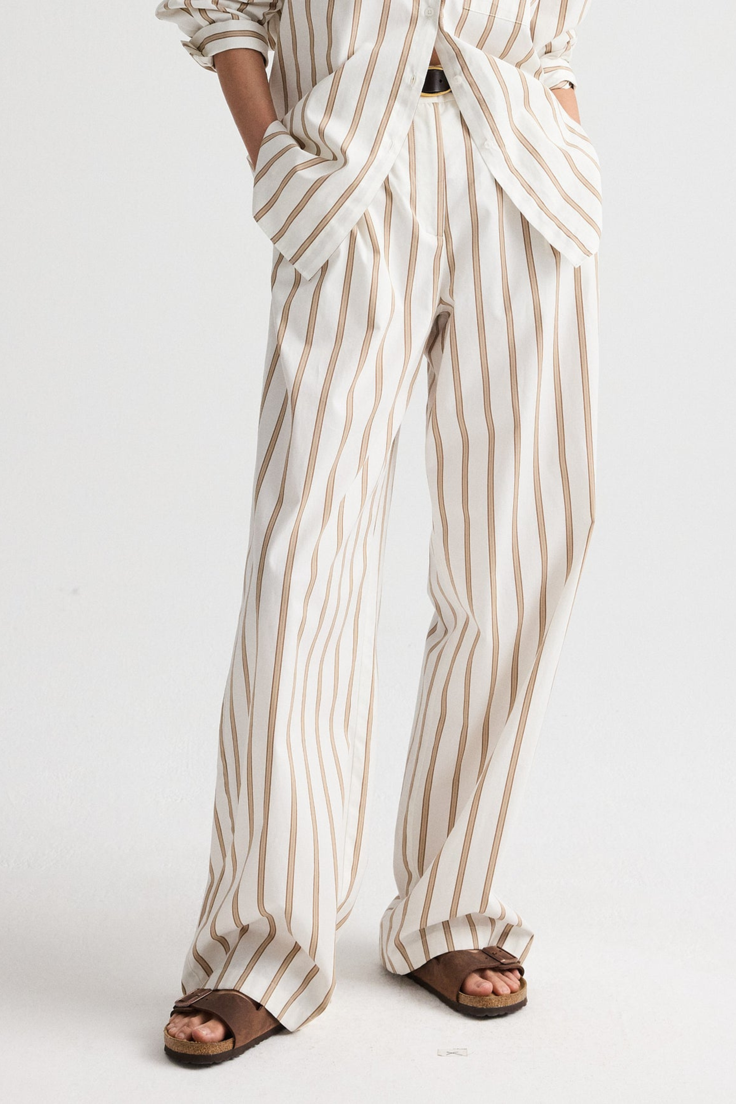 Hose Hudson in White/Khaki TWP Clothing - Anita Hass