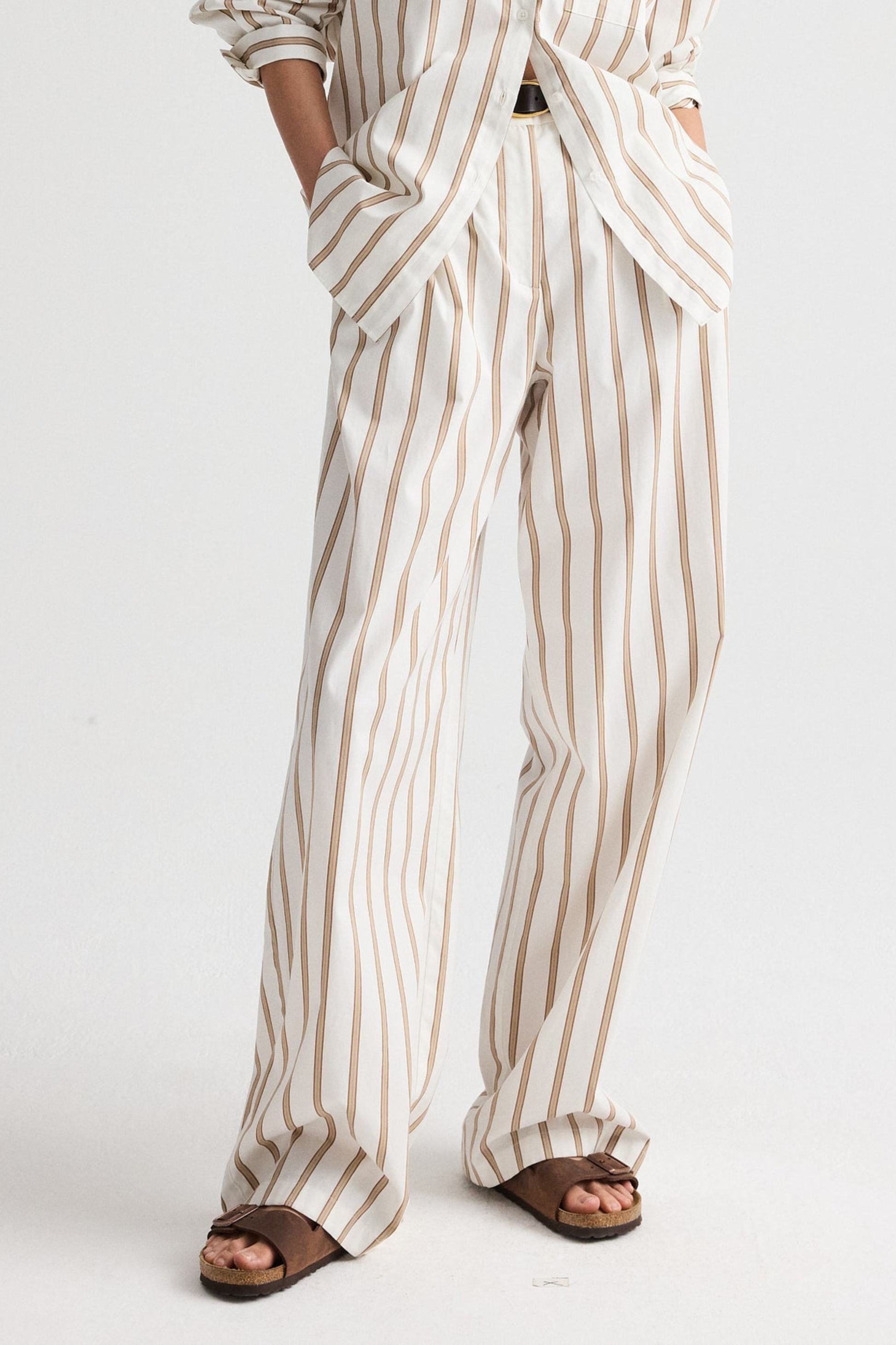 Hose Hudson in White/Khaki TWP Clothing - Anita Hass