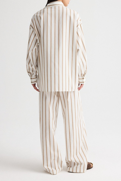 Hose Hudson in White/Khaki TWP Clothing - Anita Hass