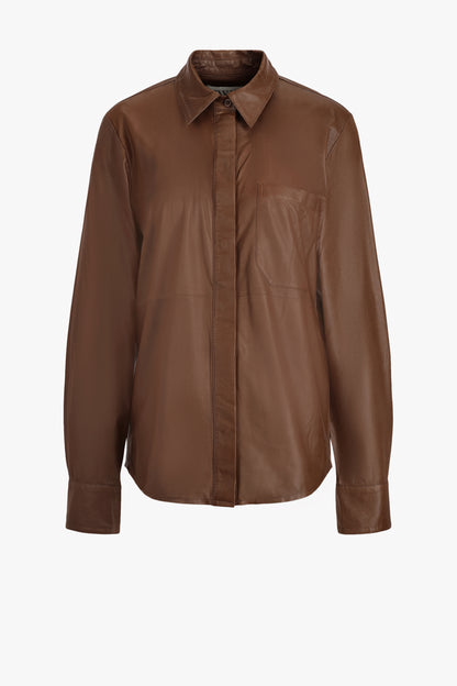 Lederbluse Cowboy Update in Pinecone TWP Clothing