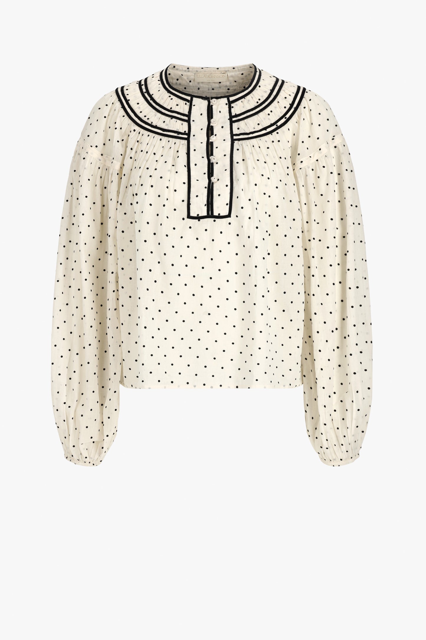 Bluse Klara Dot in Blanc Ulla Johnson