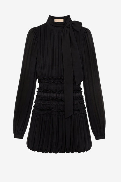 Celestine Dress in Noir
