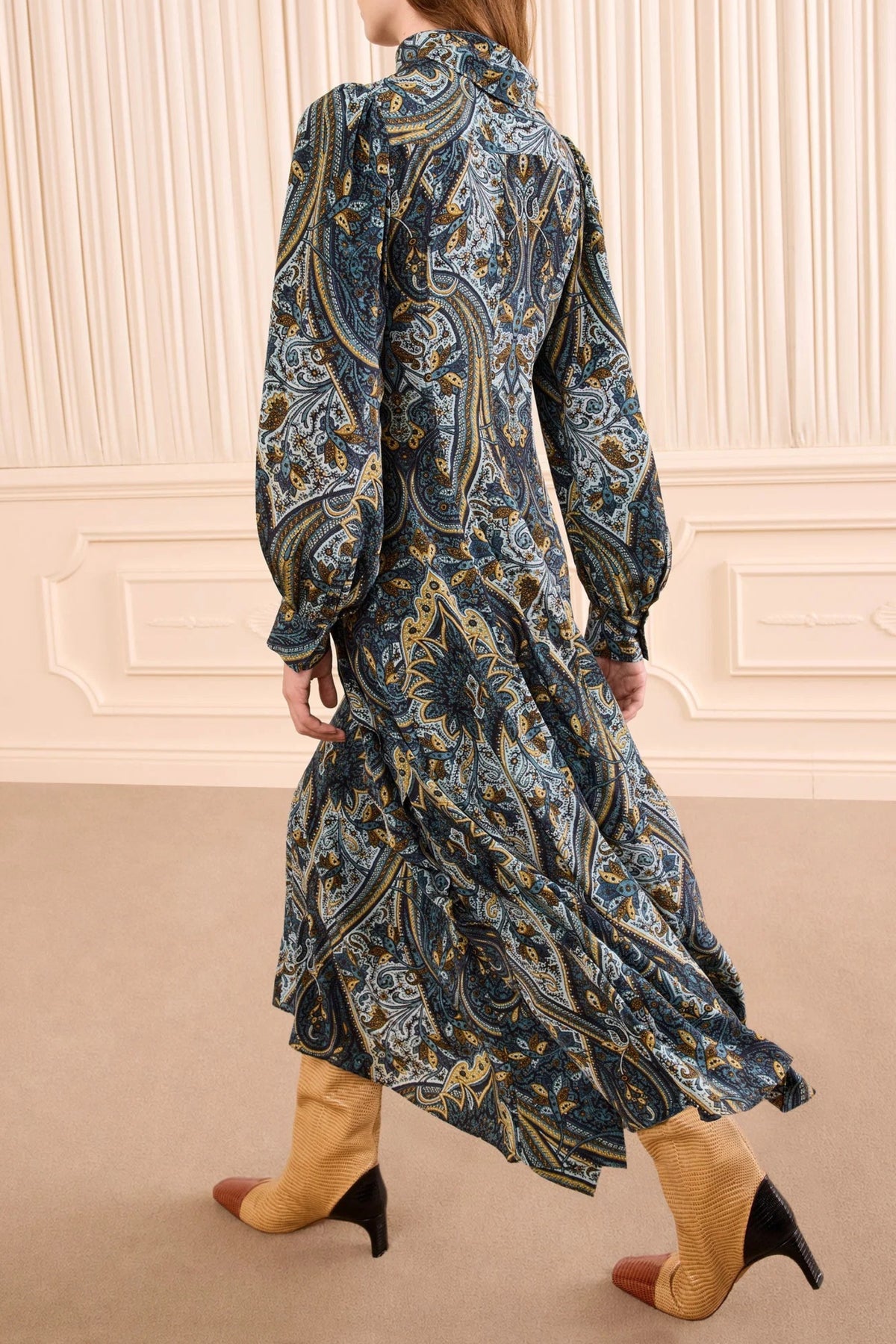 Kleid Sabrina in Prussian Ulla Johnson