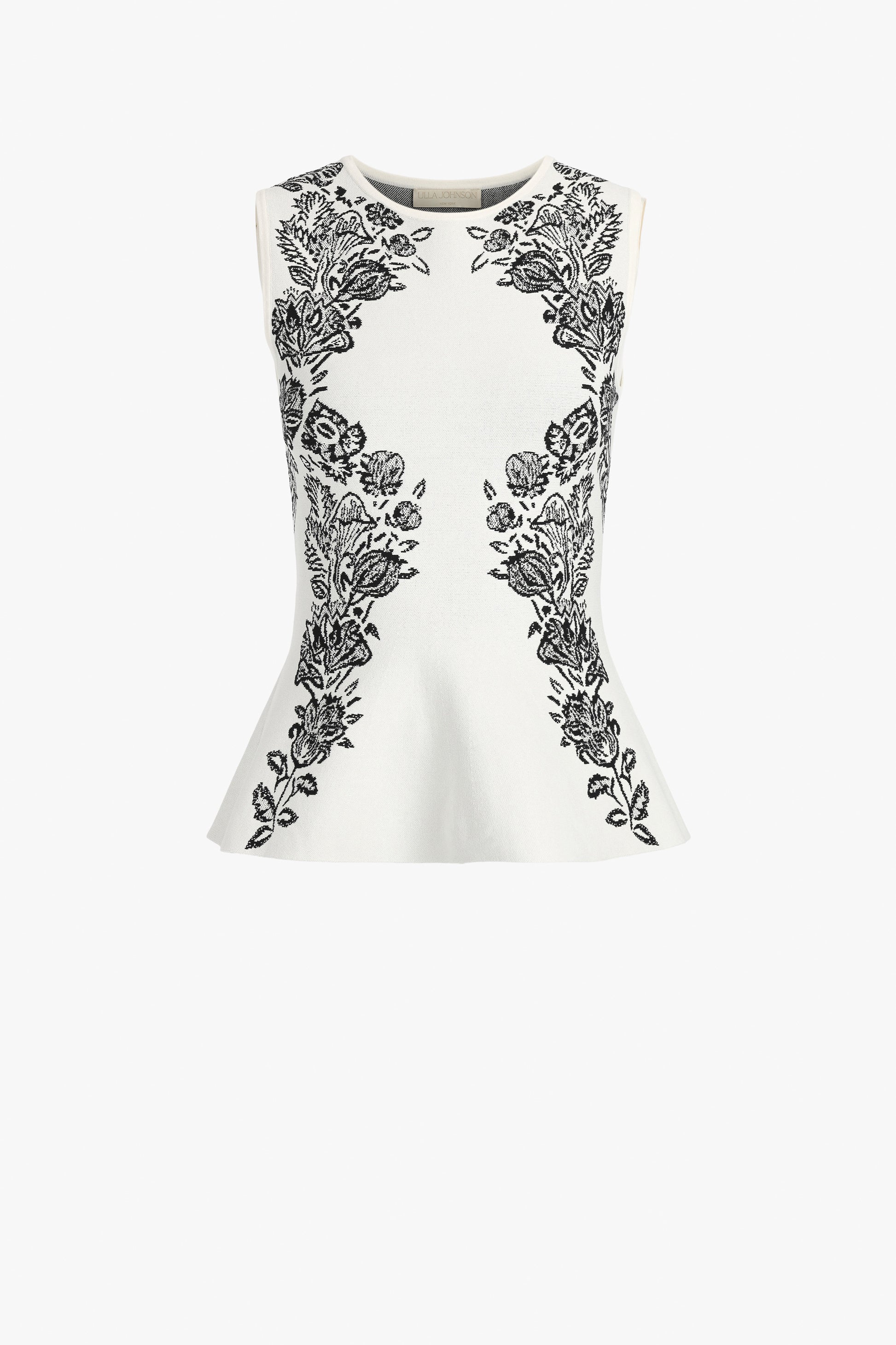 Top Vanna Jacquard in IvoryUlla Johnson - Anita Hass