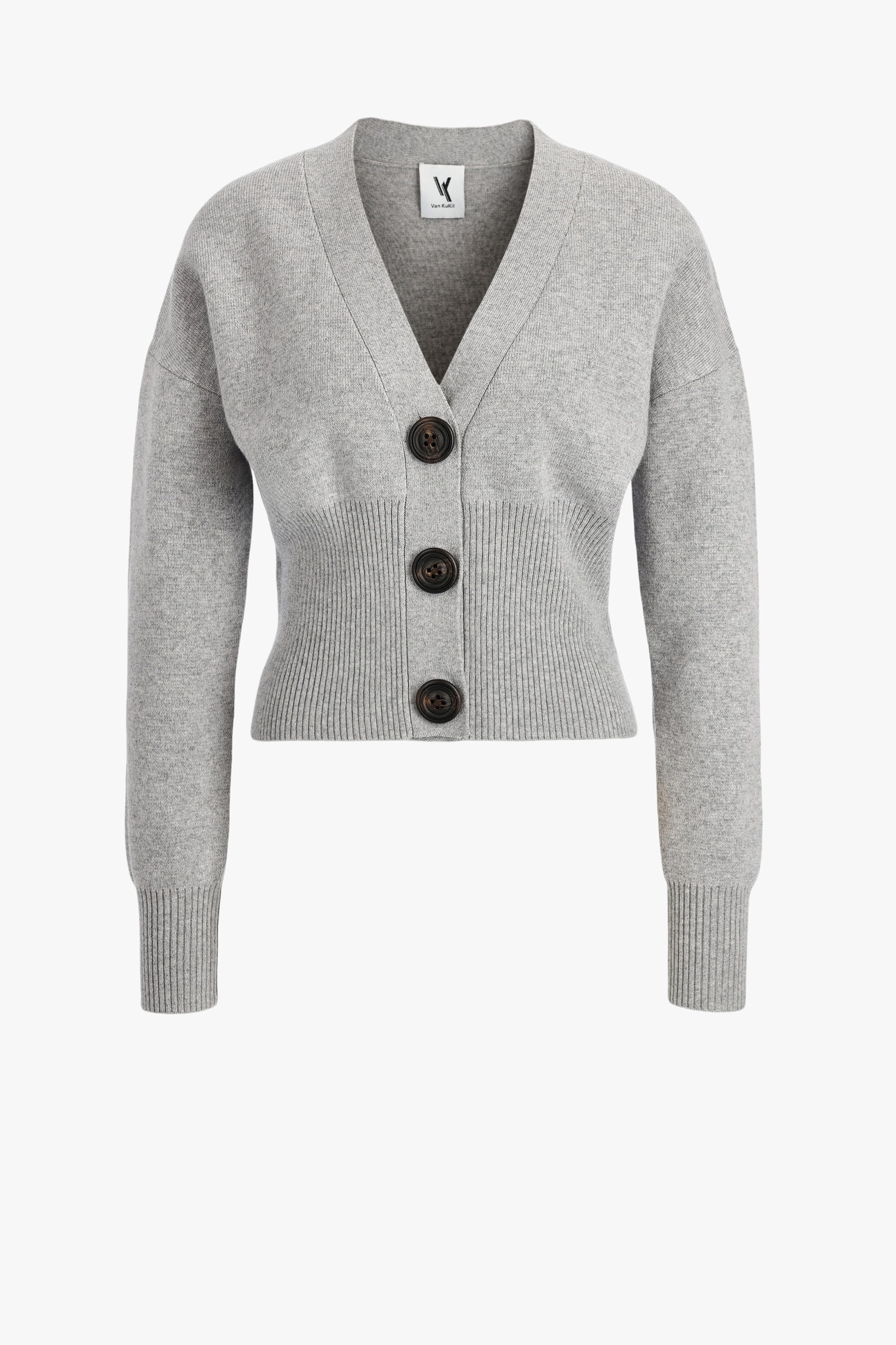 Cardigan Sabrina in Earl Grey Van Kukil