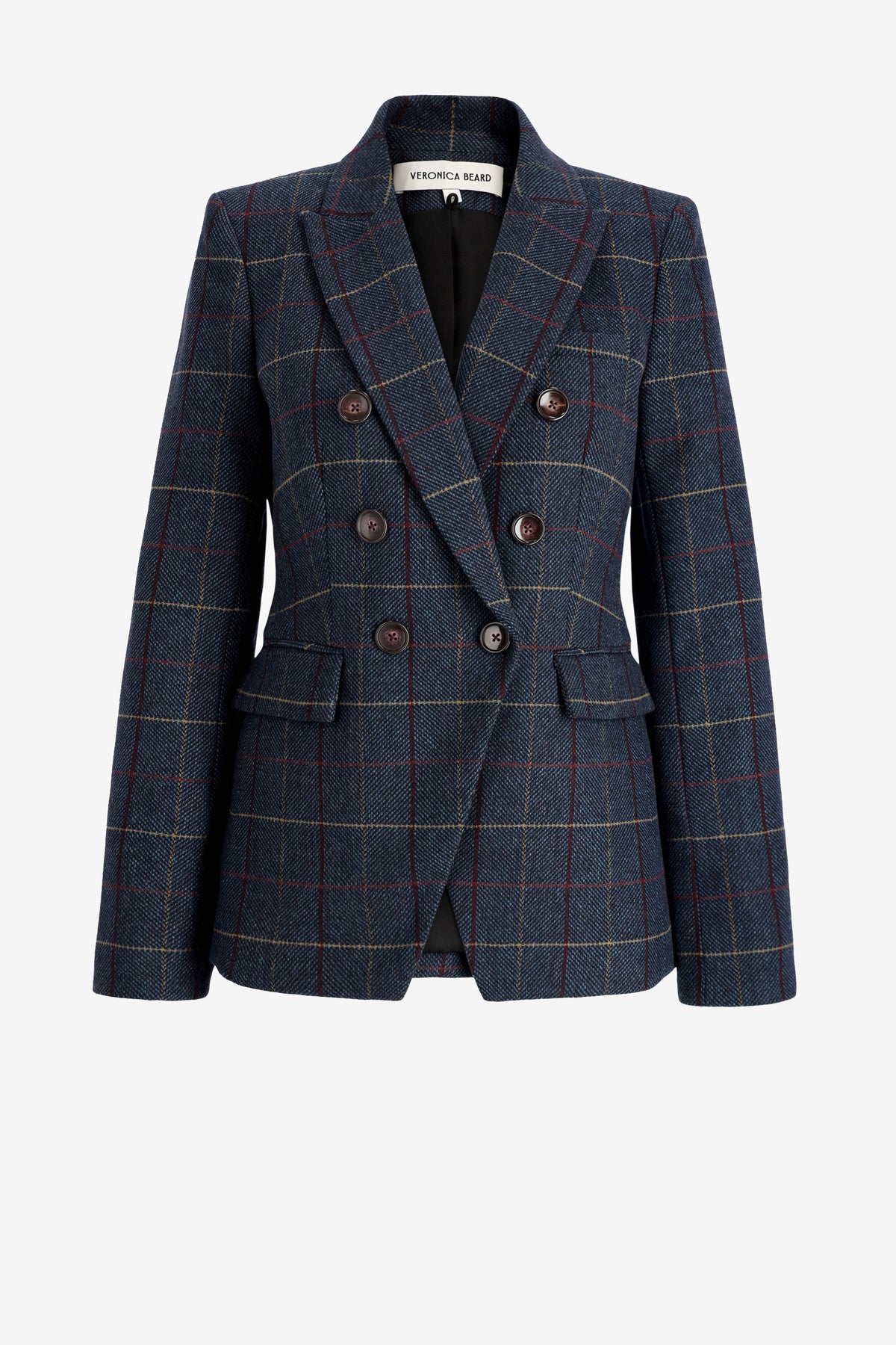 Miller Dickey Blazer in Teal Check