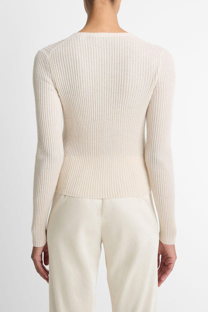 Cardigan Ribbed in Light SandVince - Anita Hass