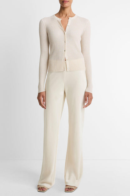 Cardigan Ribbed in Light SandVince - Anita Hass