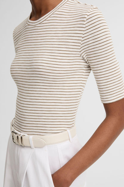 T-shirt Elbow in Tapenade Combo