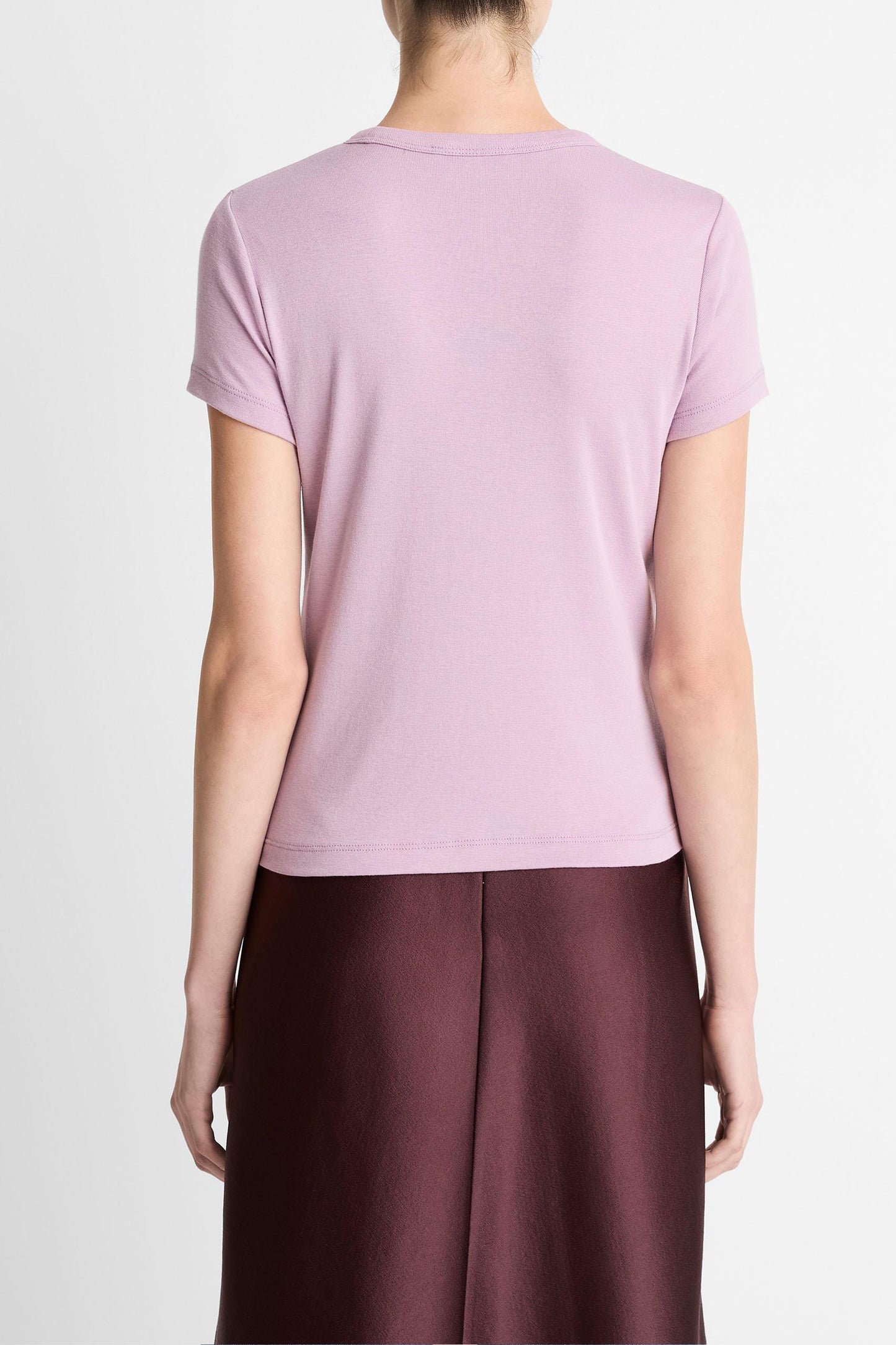 Shrunken 90's T-shirt in amethyst