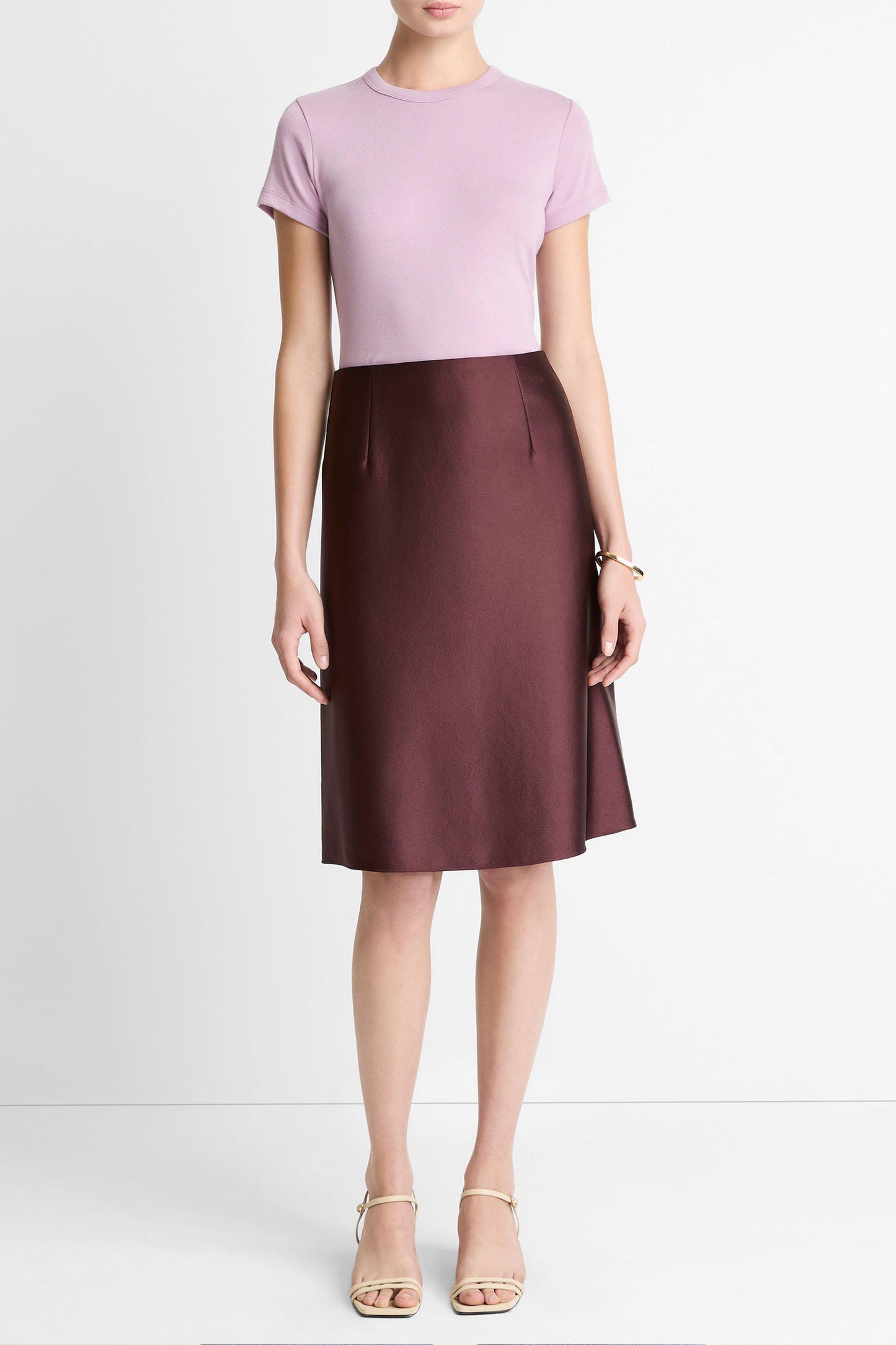 Shrunken 90's T-shirt in amethyst