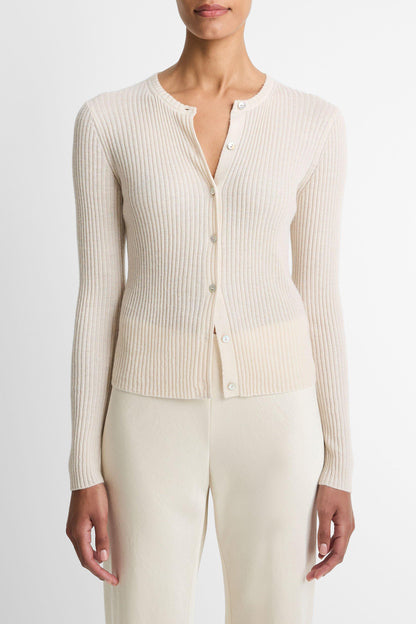 Cardigan Ribbed in Light SandVince - Anita Hass