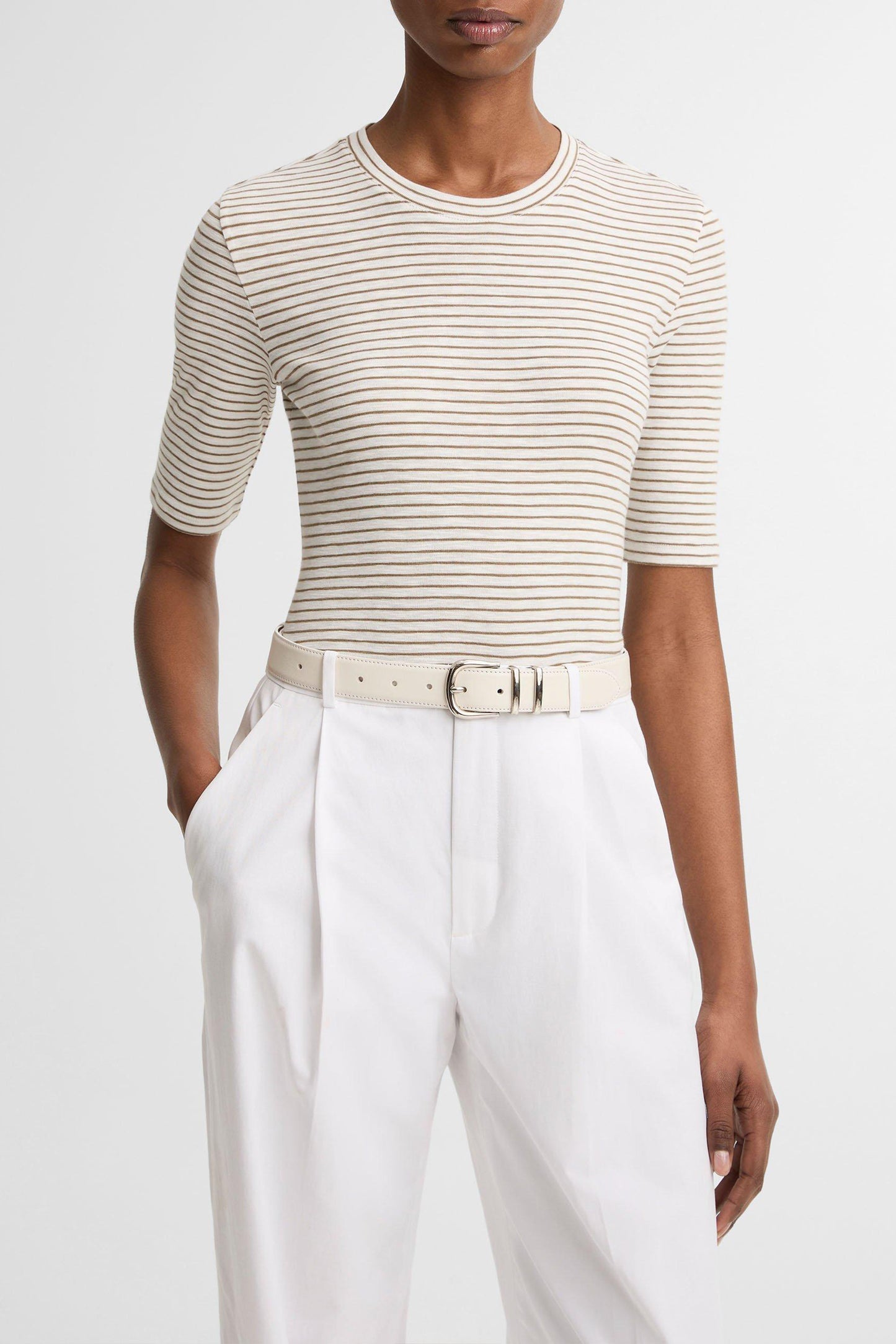 T-shirt Elbow in Tapenade Combo