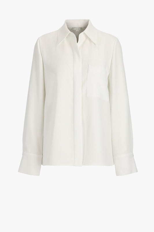 Bluse in Optical White Vince