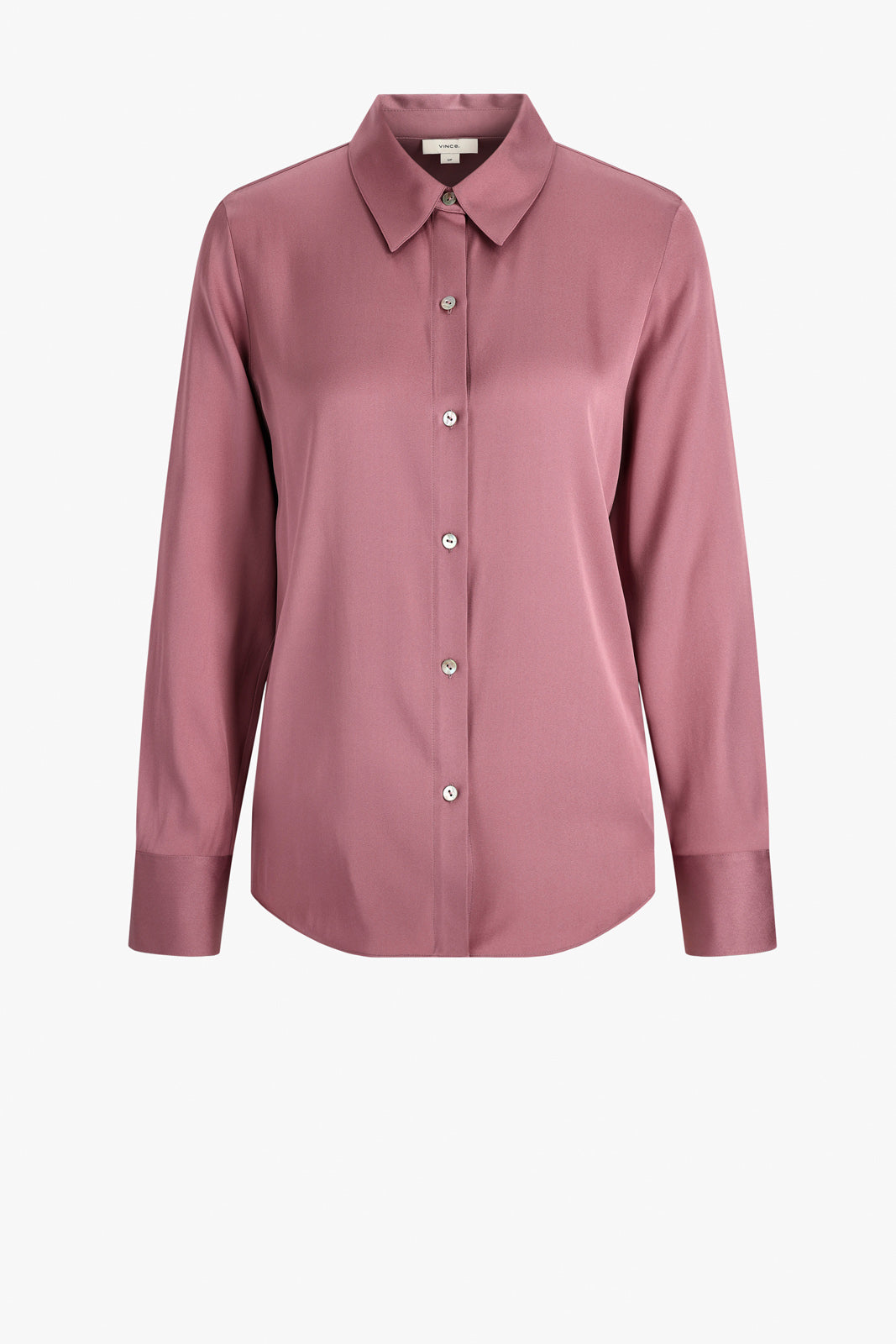 Slim-Fit Blouse in Dusty Peony
