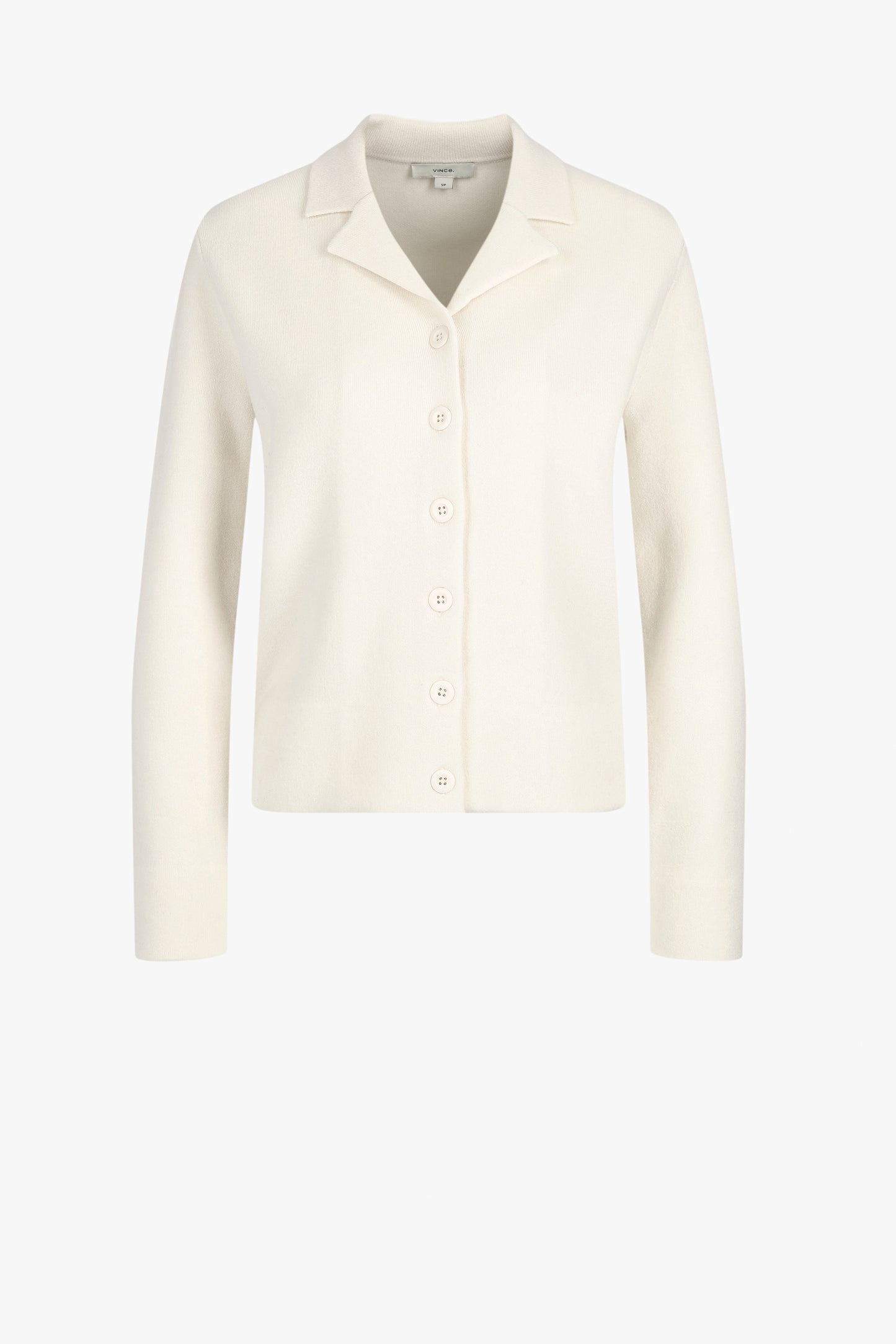 Cardigan Notch in Off White Vince