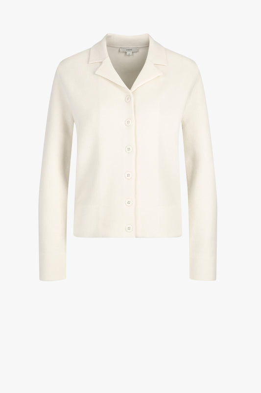 Cardigan Notch in Off White Vince