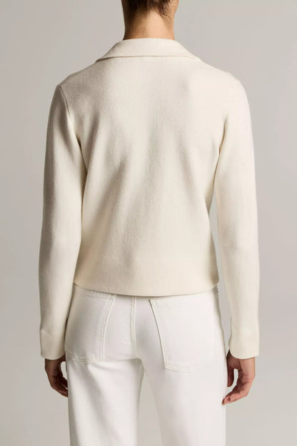 Cardigan Notch in Off White Vince