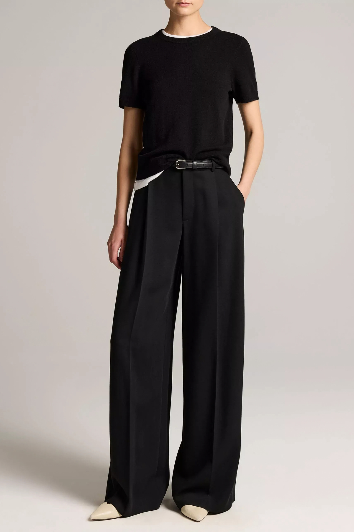 Hose Camille in Schwarz Vince