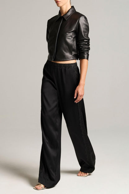 Hose Lace Trim in Schwarz Vince