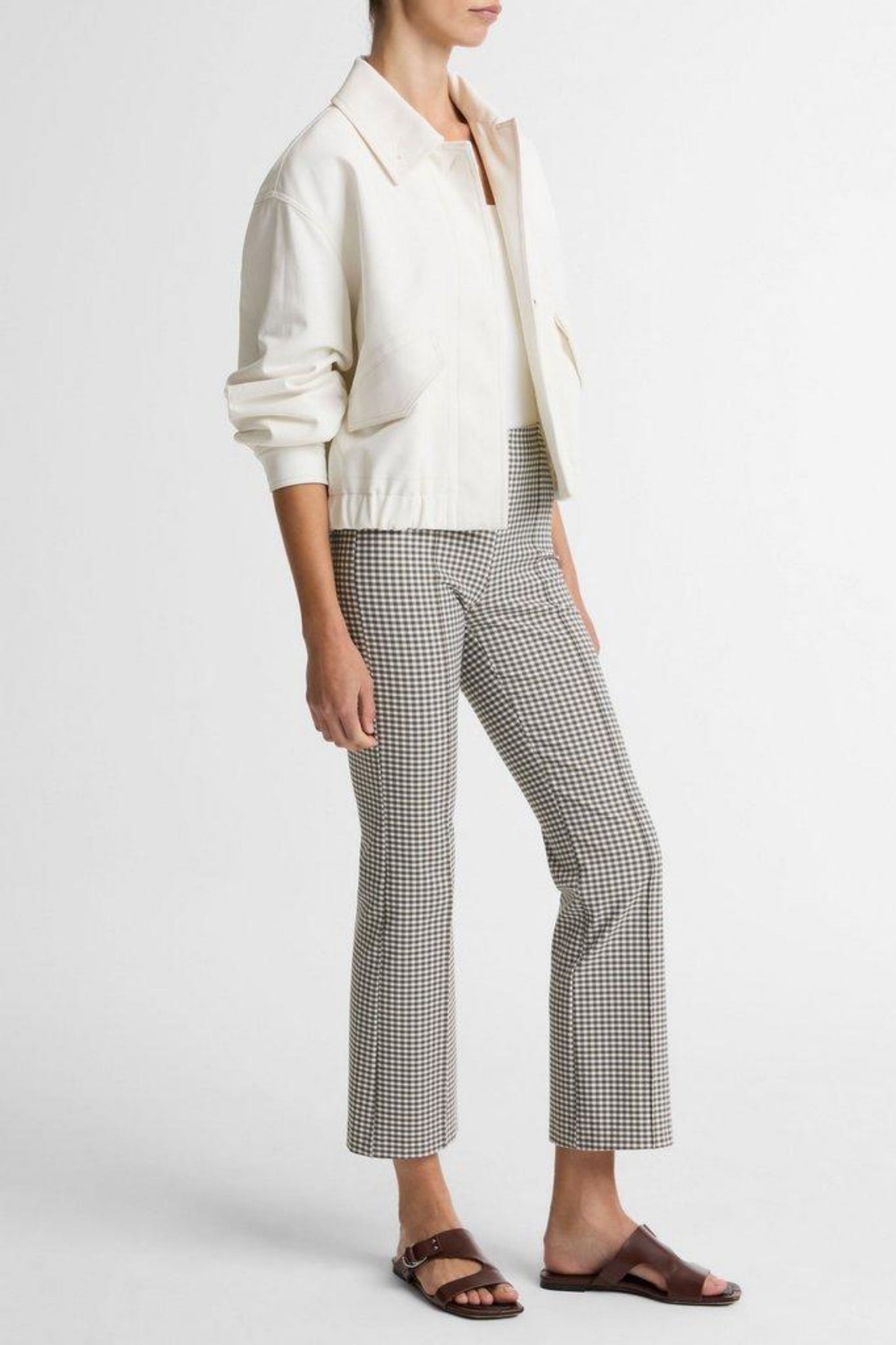 Hose Niki in Tapenade Gingham Vince