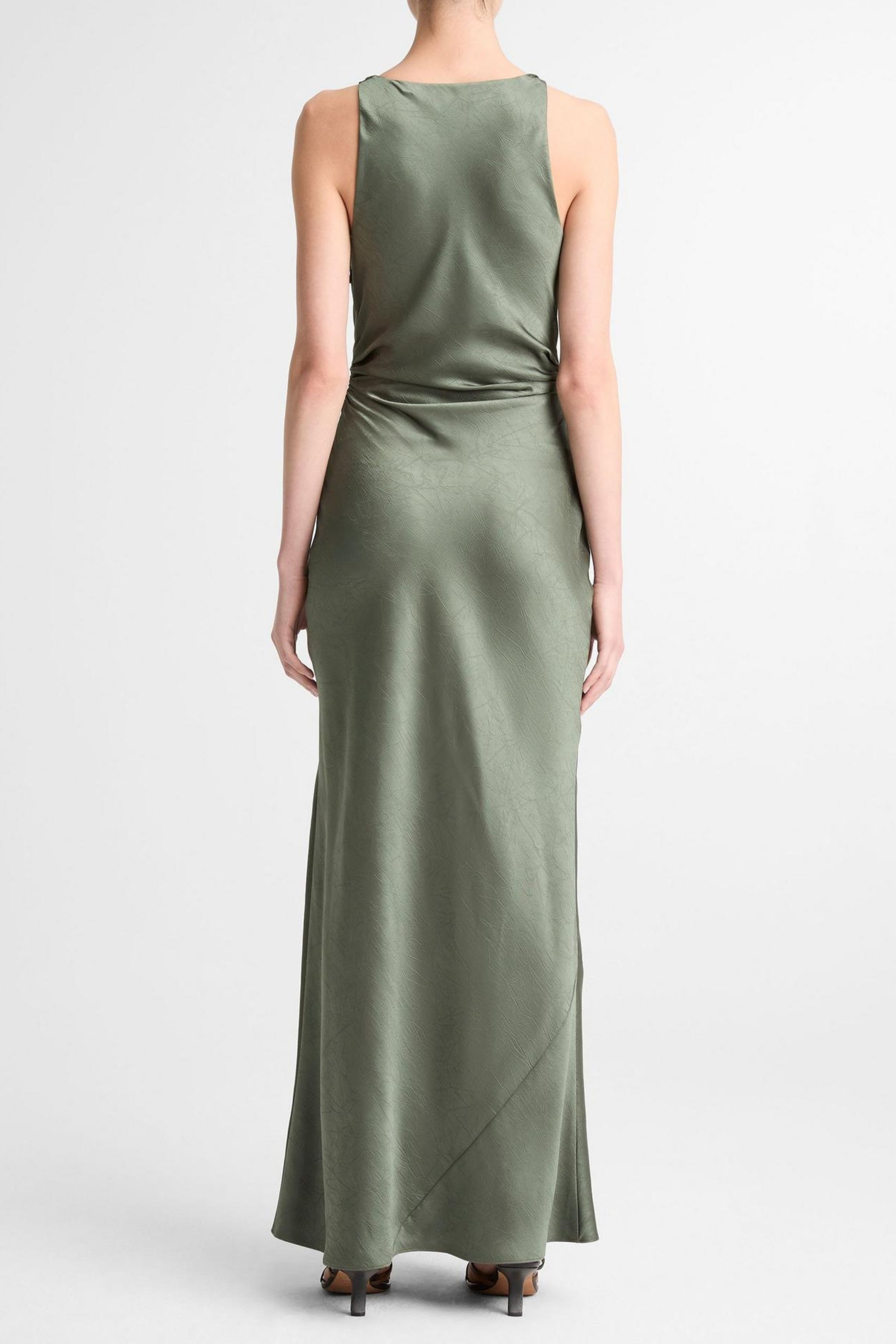 Kleid Twist Shoulder in Pine Grove Vince