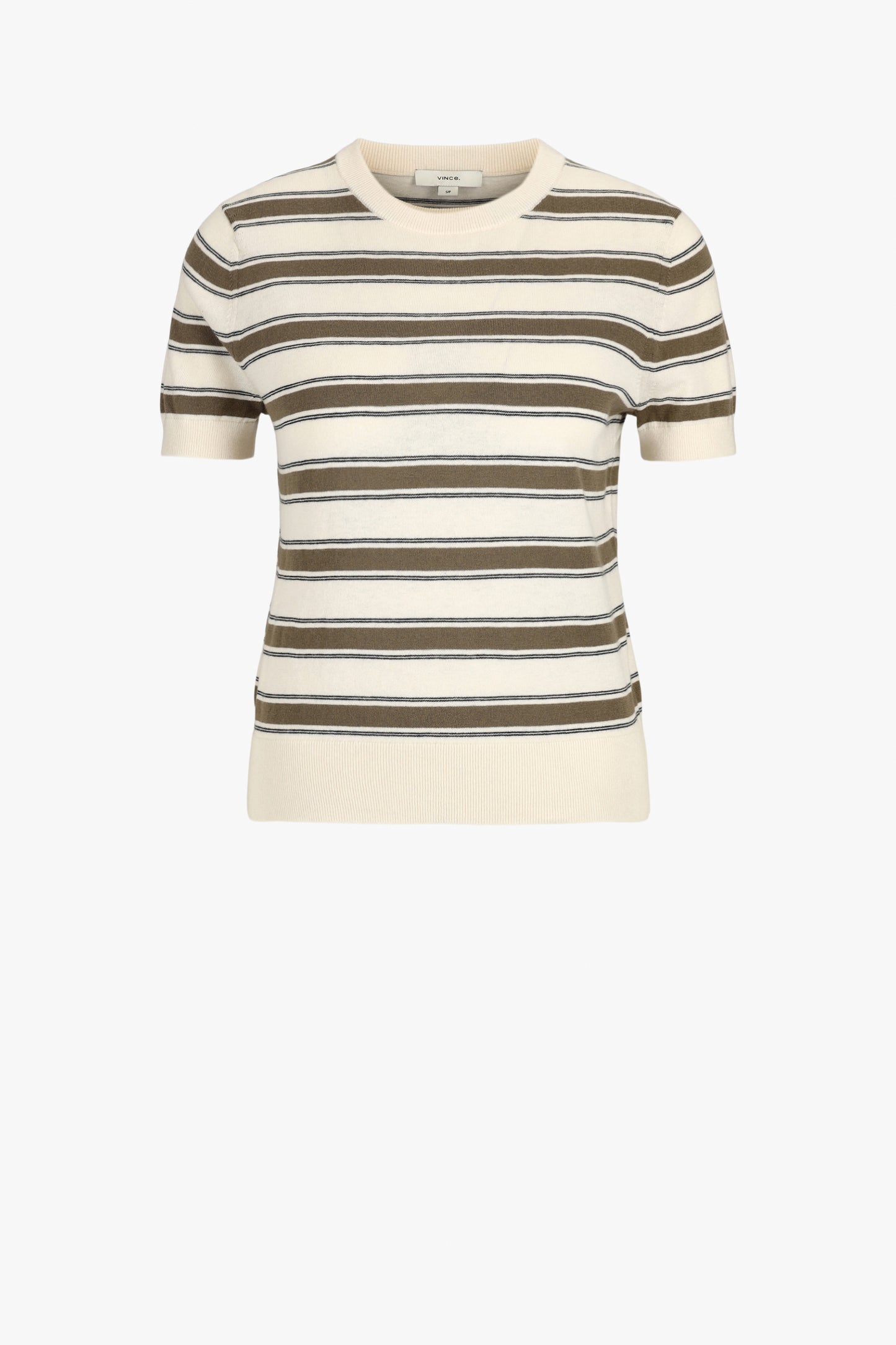 Strickshirt in Artichoke Striped Vince