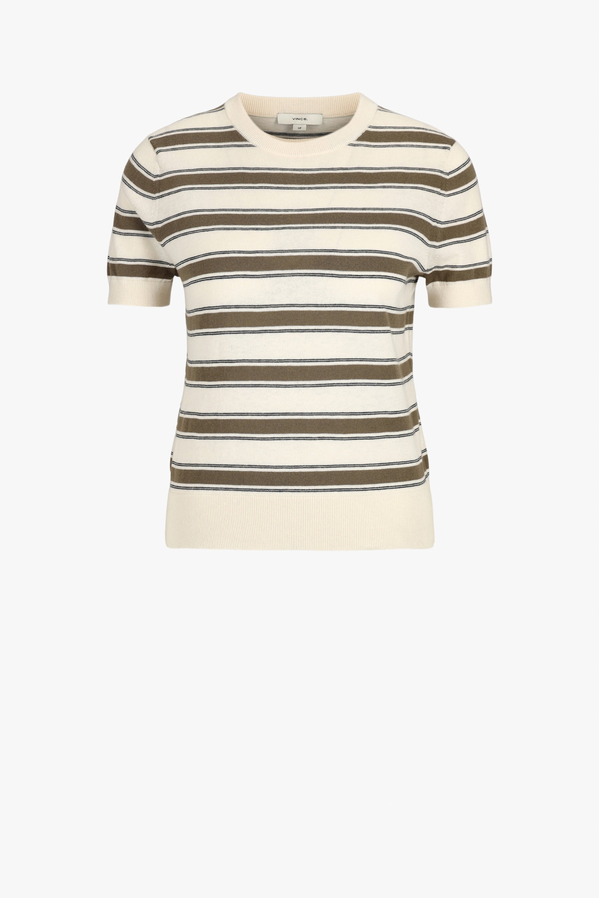 Strickshirt in Artichoke Striped Vince