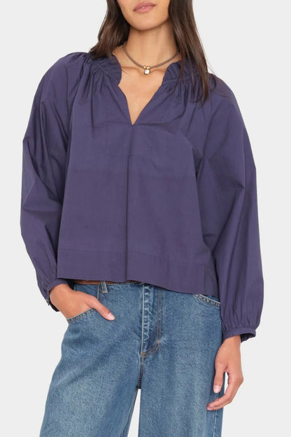 Bluse Carolina in Navy Xírena